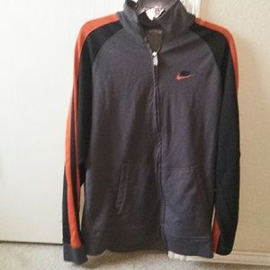 Nike athletic zip up jacket